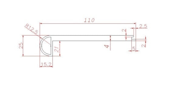 Vinyl Moldings - Legendary Collection - Hanzell — Flush Stair Nose