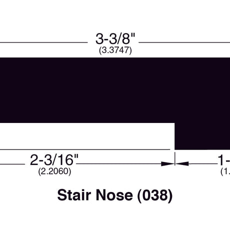 Bamboo Moldings - Bamboo - Vertical Carbonized in Flush Stair Nose