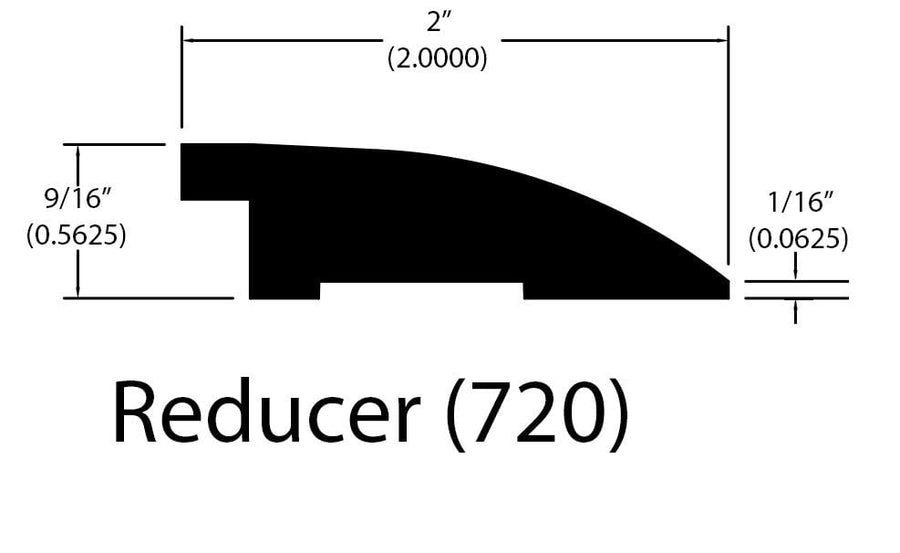 Engineered Hardwood Moldings - Baltic Oak - Sand — Flush Reducer