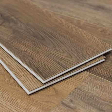 Meraki 7mm Rigid Core Click Lock Luxury Vinyl Flooring in Crowned Hazel