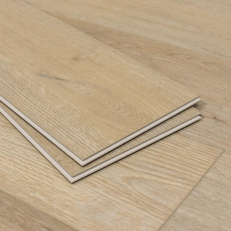 Meraki 7mm Rigid Core Click Lock Luxury Vinyl Flooring in Opulent Beige