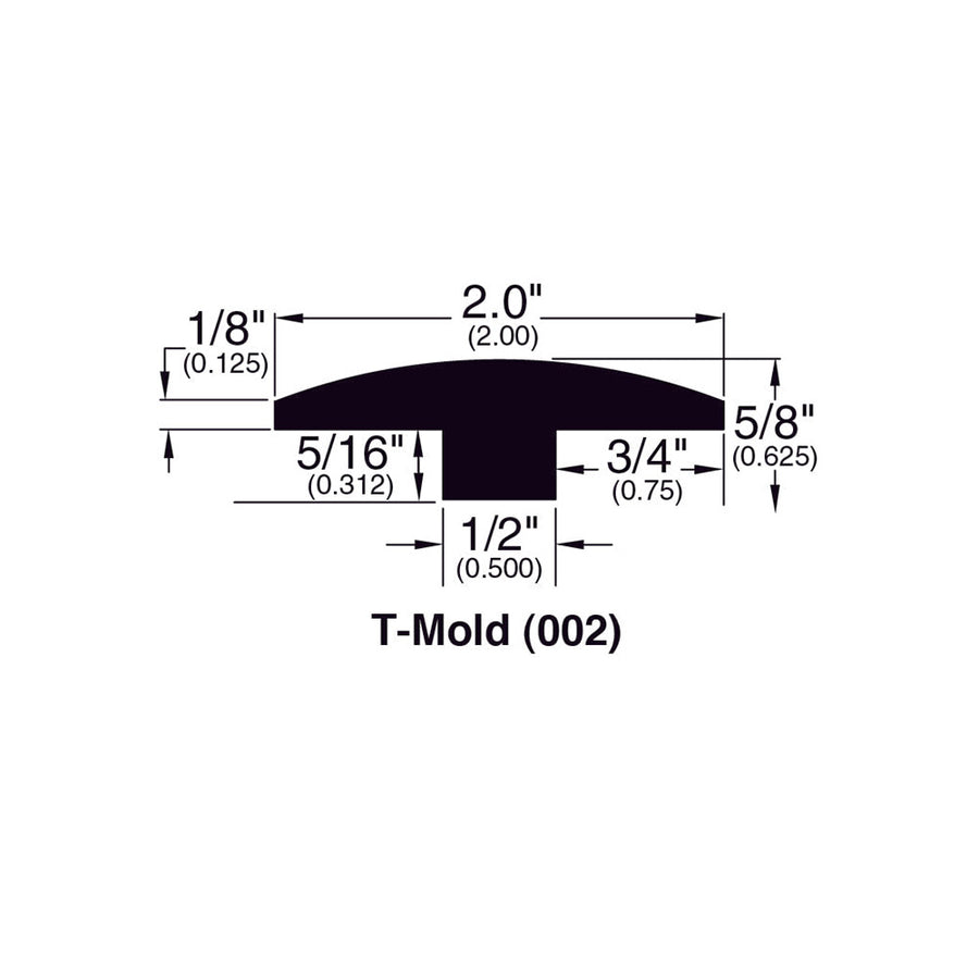 Engineered Hardwood Moldings - LongHorn - Willard — T-Molding