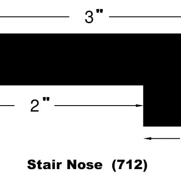 Engineered Hardwood Moldings - Helios - Silk in Flush Stair Nose