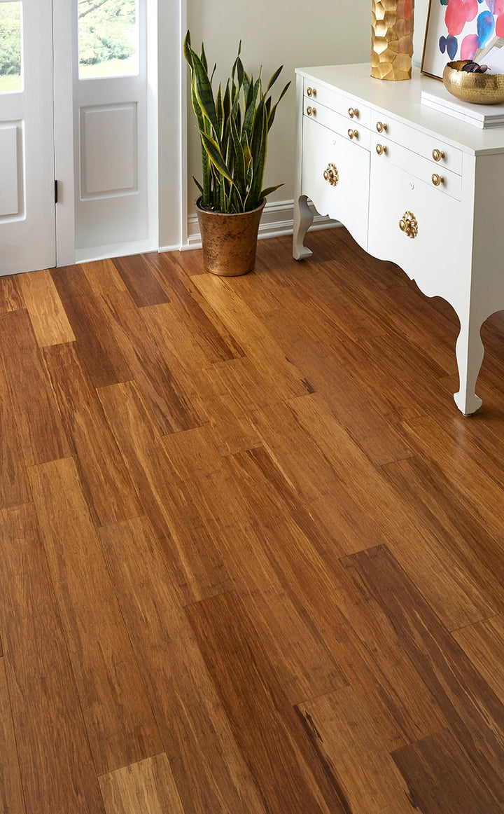 Varuna Waterproof Engineered Bamboo Hardwood Flooring — Carbonized / 1.5mm
