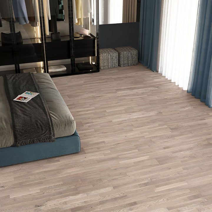 Coastal Square-Edge Engineered Hardwood Flooring — Smokey