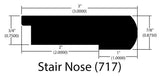 Hardwood Moldings - Ultra Matte Northern Prestige - Silver Maple in Flush Stair Nose