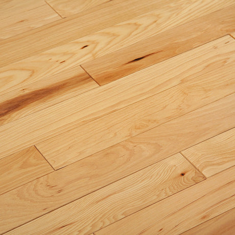 Beasley American Hickory Solid Hardwood Flooring in Natural