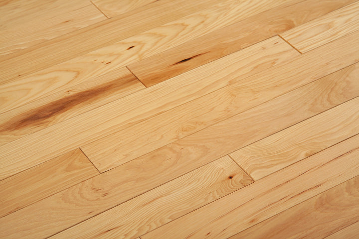 Beasley American Hickory Solid Hardwood Flooring — Natural
