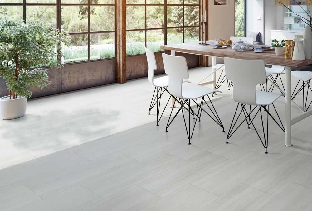 White Ocean Luxury Vinyl Tile - Trecento Collection