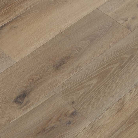 Grand Width 9.5in White Oak Engineered Hardwood Flooring in Riverbed