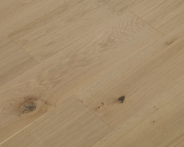 Grand Width 9.5in White Oak Engineered Hardwood Flooring in Gavel
