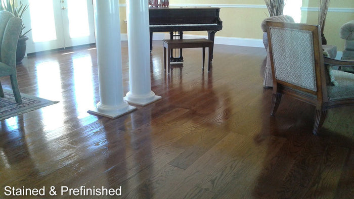 Tungston Unfinished Oak Hardwood Flooring 5