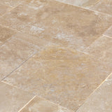 Antique Pattern Travertine Flooring Tiles in Denizli Beige