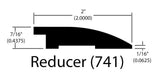 Engineered Hardwood Moldings - 2mm Traditional Oak - Santa Fe Oak in Flush Reducer