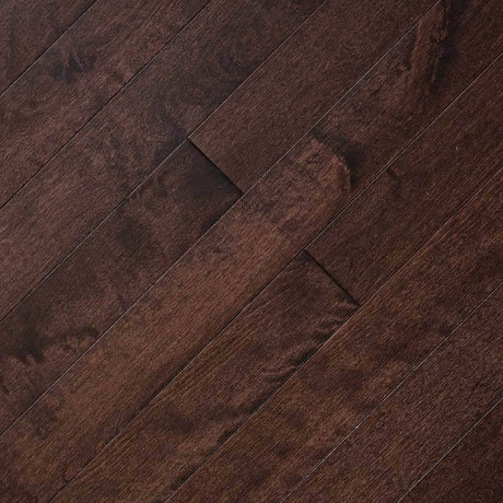 Canadian Birch Solid Hardwood Flooring in Coffee