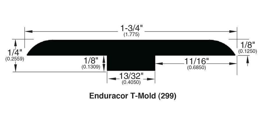 Vinyl Moldings - Affluent - Autumn — T-Molding