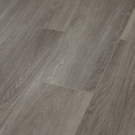 Coal Harbor Extra Wide Waterproof Vinyl Plank Flooring in Achro Grey