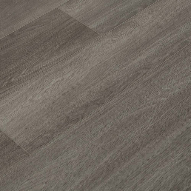 Coal Harbor Extra Wide Waterproof Vinyl Plank Flooring in Achro Grey — view 2