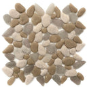 Liquid Rocks Sandstones 12x12 Glass Pebble Mosaic Tile