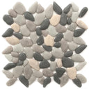 Liquid Rocks Pebble Beach 12x12 Glass Mosaic Tile