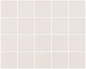 Neutral Shell 3x3 Ceramic Mosaic Tile 15x12 Sheet