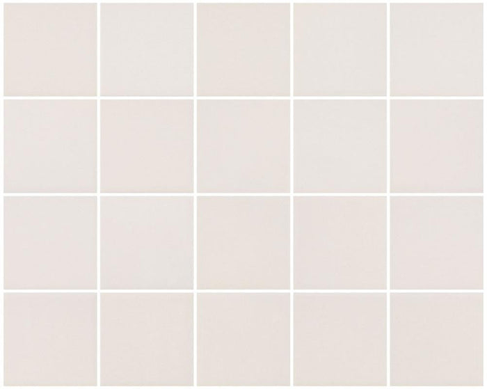 Neutral Shell 3x3 Ceramic Mosaic Tile 15x12 Sheet 4