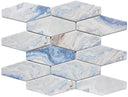 Blue Sky Elongated Glass Mosaic Tile 12x12 Sheet