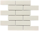 Coastal Hues Beige 2x6 Glass Mosaic 12x12 Sheet