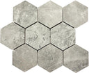 Arezzo Marengo 4" Hex Porcelain Mosaic Tile 12x14 Sheet