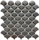 Dominica Steel Scales Glass Mosaic Tile 12x12 Sheet