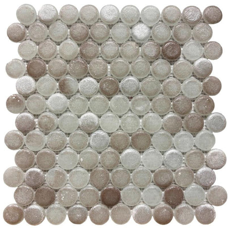 Liquid Drops River Glass Mosaic Tile 12x12 Sheet