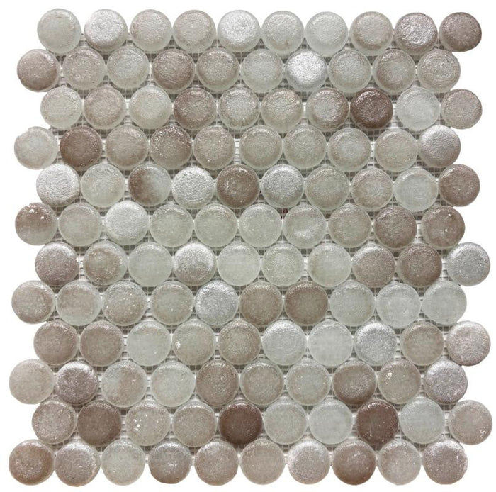 Liquid Drops River Glass Mosaic Tile 12x12 Sheet 1
