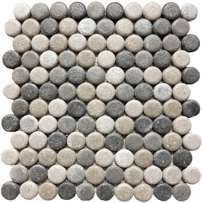 Liquid Drops Southern Lakes Glass Mosaic Tile 12x12 Sheet 1