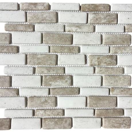 Chiaro Mix Linear Glass Mosaic Tile 12x12