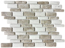 Chiaro Mix Linear Glass Mosaic Tile 12x12