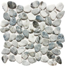 Sky Blue Pebble Glass Mosaic Tile 12x12 Sheet
