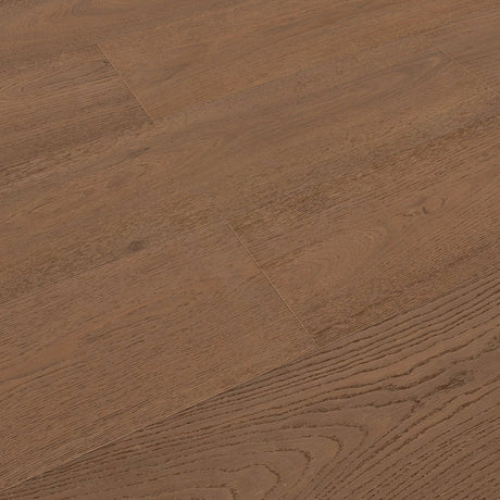 Grand Width 9.5in White Oak Engineered Hardwood Flooring in Bourbon Oak