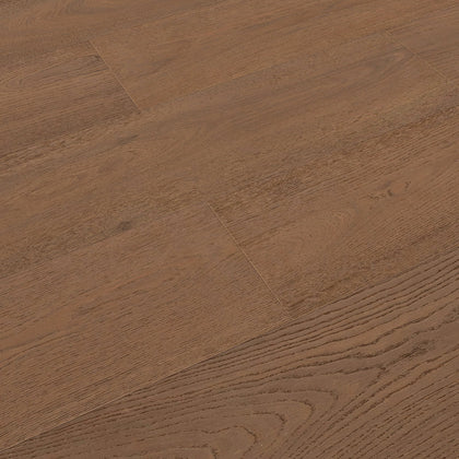 Grand Width 9.5in White Oak Engineered Hardwood Flooring in Bourbon Oak