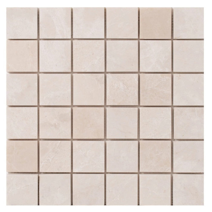 Vanilla Beige Marble - Mesh Mosaic Tile Collection 1