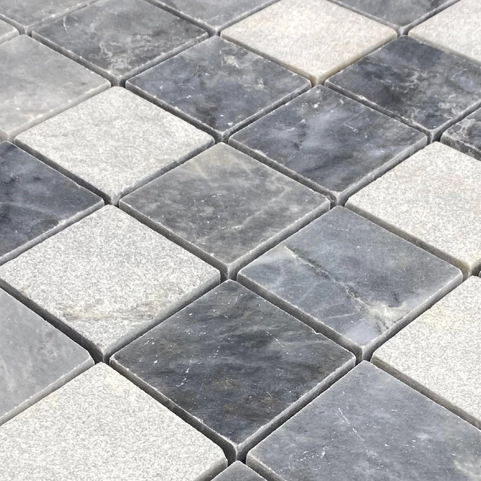 Luna Sky Marble - Mesh Mosaic Tile Collection 2