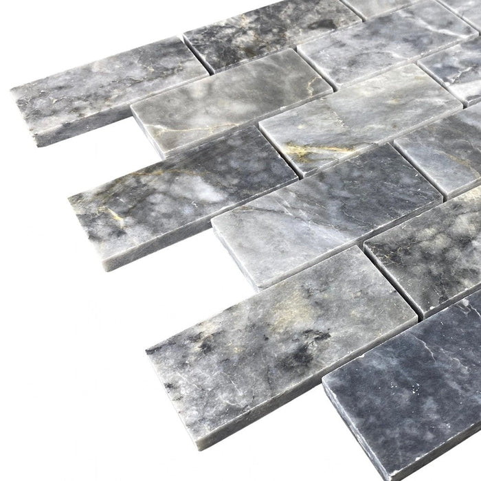 Luna Sky Marble - Mesh Mosaic Tile Collection 3