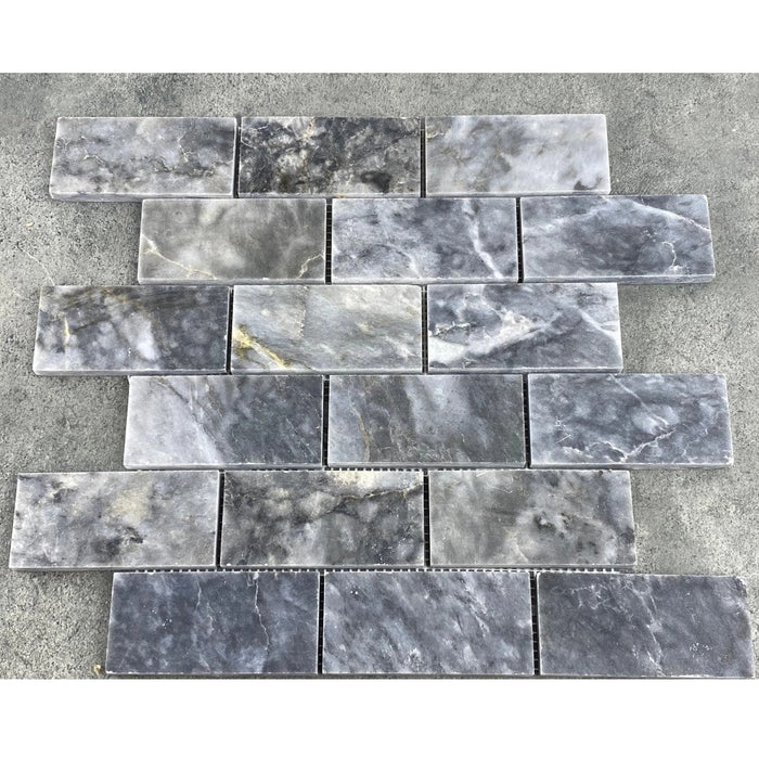 Luna Sky Marble - Mesh Mosaic Tile Collection 4