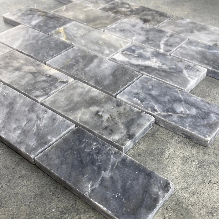 Luna Sky Marble - Mesh Mosaic Tile Collection 5