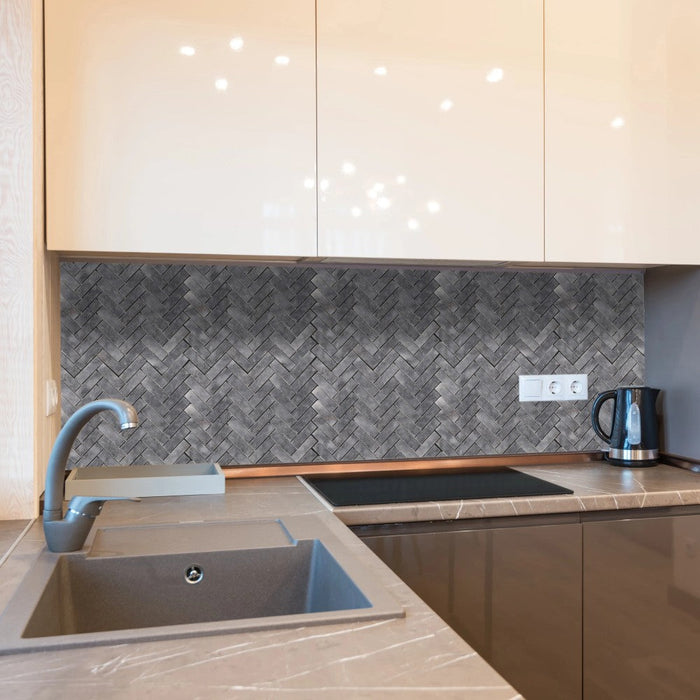Luna Sky Marble - Mesh Mosaic Tile Collection 4