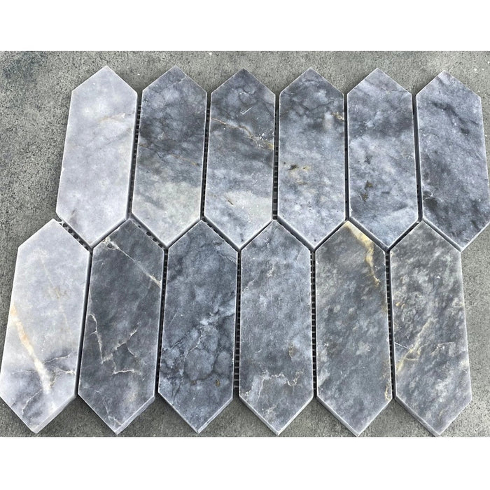 Luna Sky Marble - Mesh Mosaic Tile Collection 5