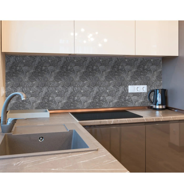 Luna Sky Marble - Mesh Mosaic Tile Collection 4