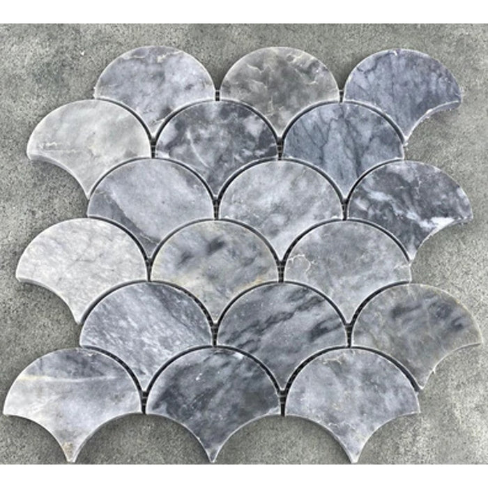 Luna Sky Marble - Mesh Mosaic Tile Collection 4