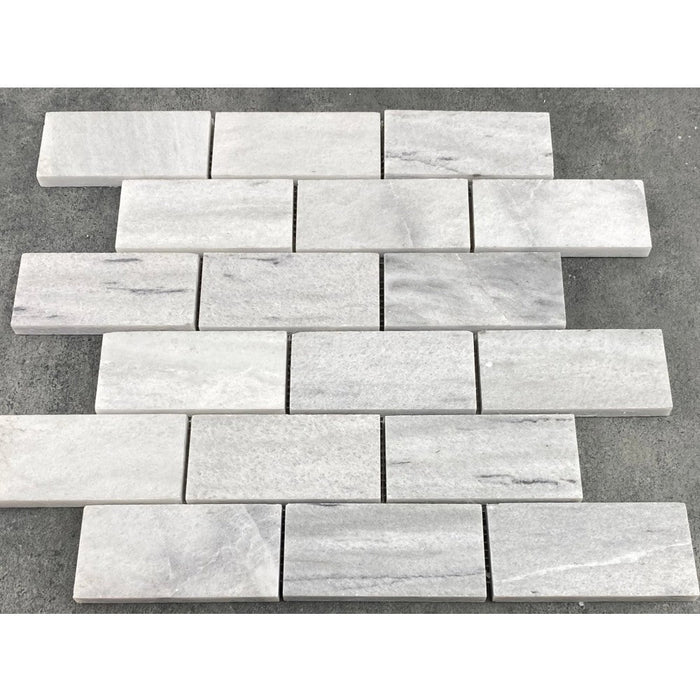 Solto White Marble - Mesh Mosaic Tile Collection 3
