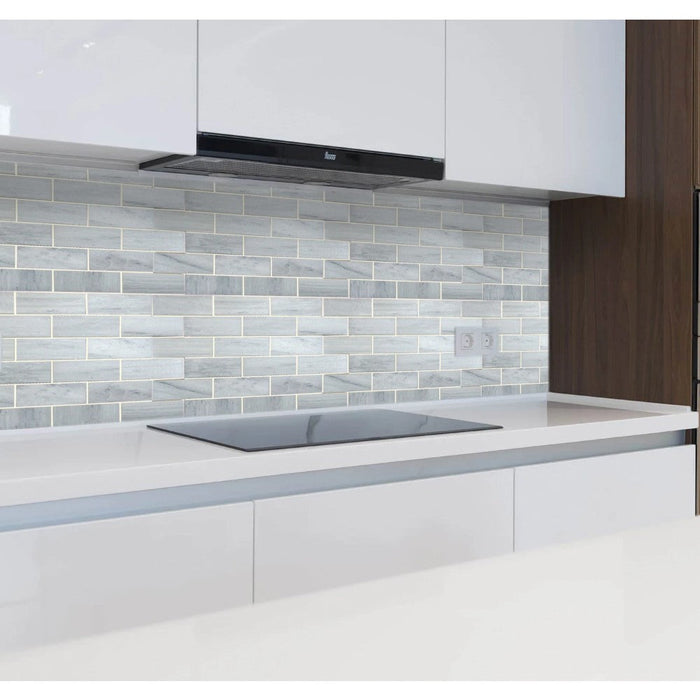 Solto White Marble - Mesh Mosaic Tile Collection 4