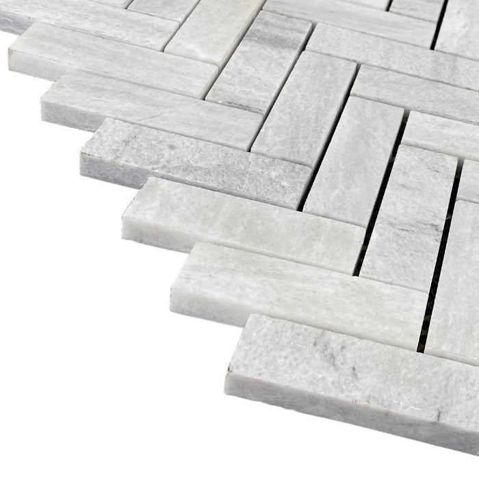 Solto White Marble - Mesh Mosaic Tile Collection 3